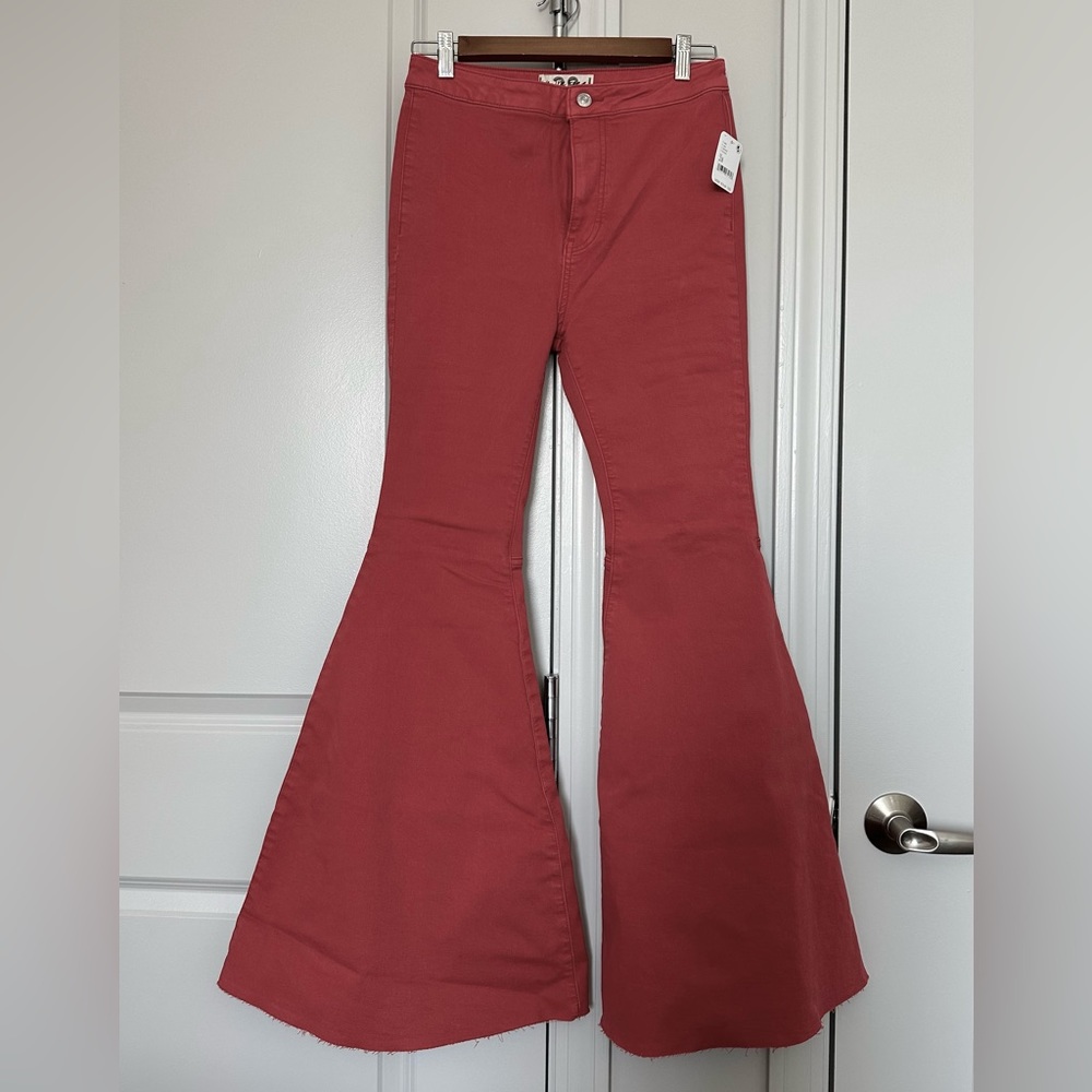 We The Free high waist super flare jeans